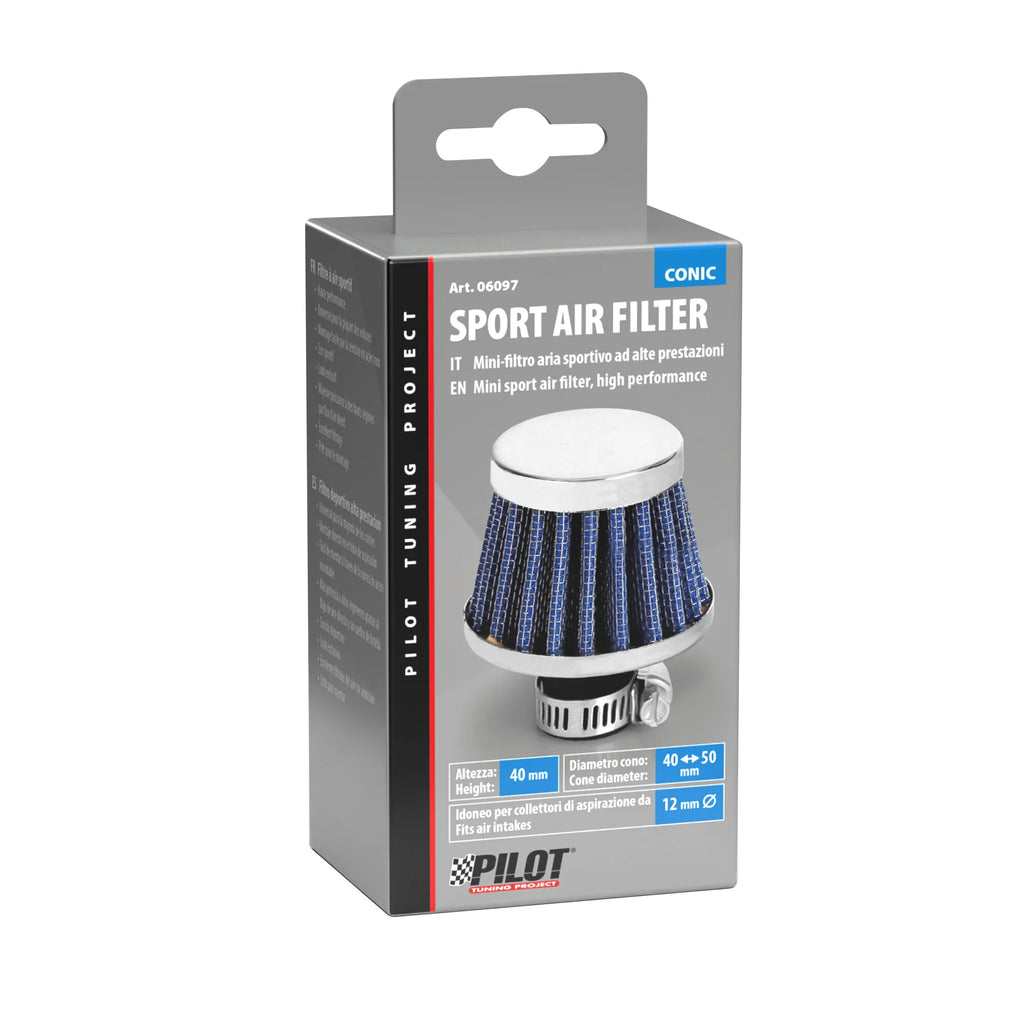 Filtro aria conico Ø 12 mm