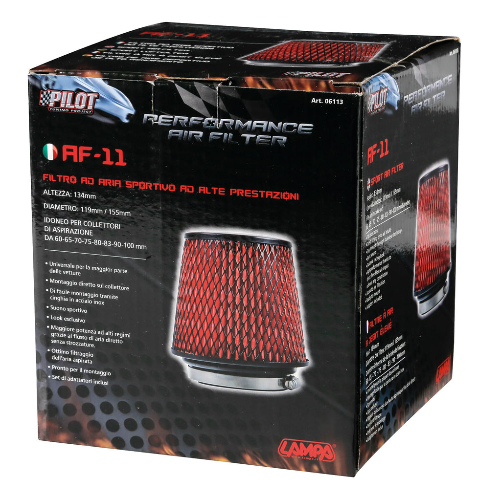 AF-11, Filtro aria conico