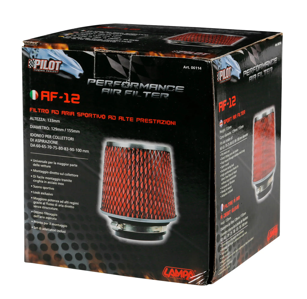 AF-12, Filtro aria conico