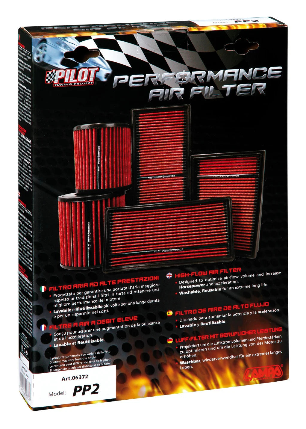 Filtro aria Pilot Performance PP2