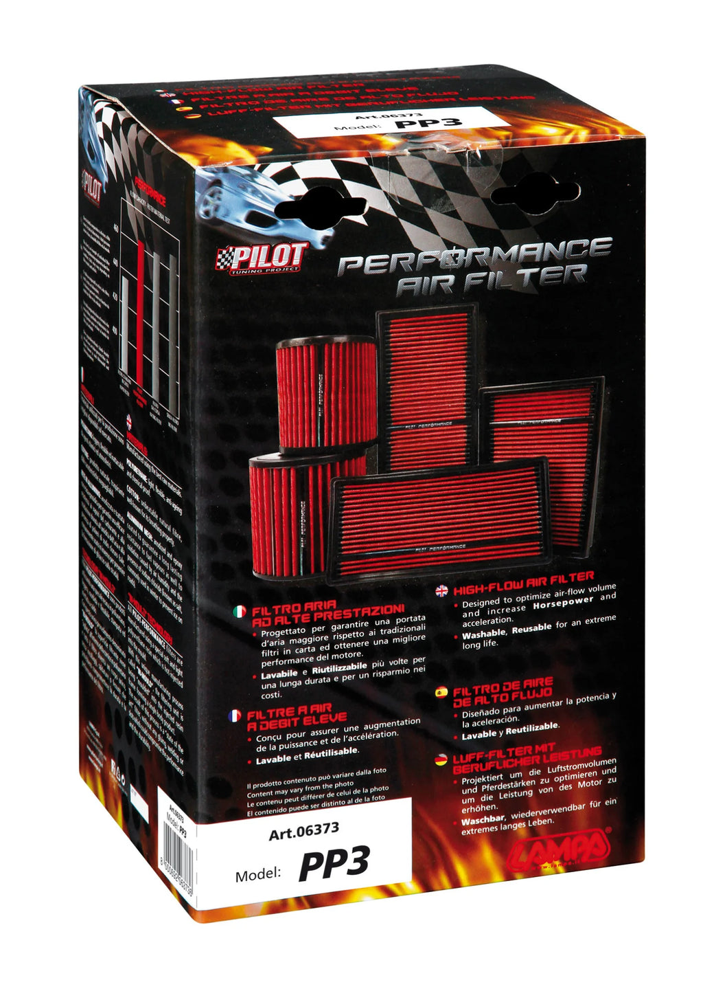 Filtro aria Pilot Performance PP3