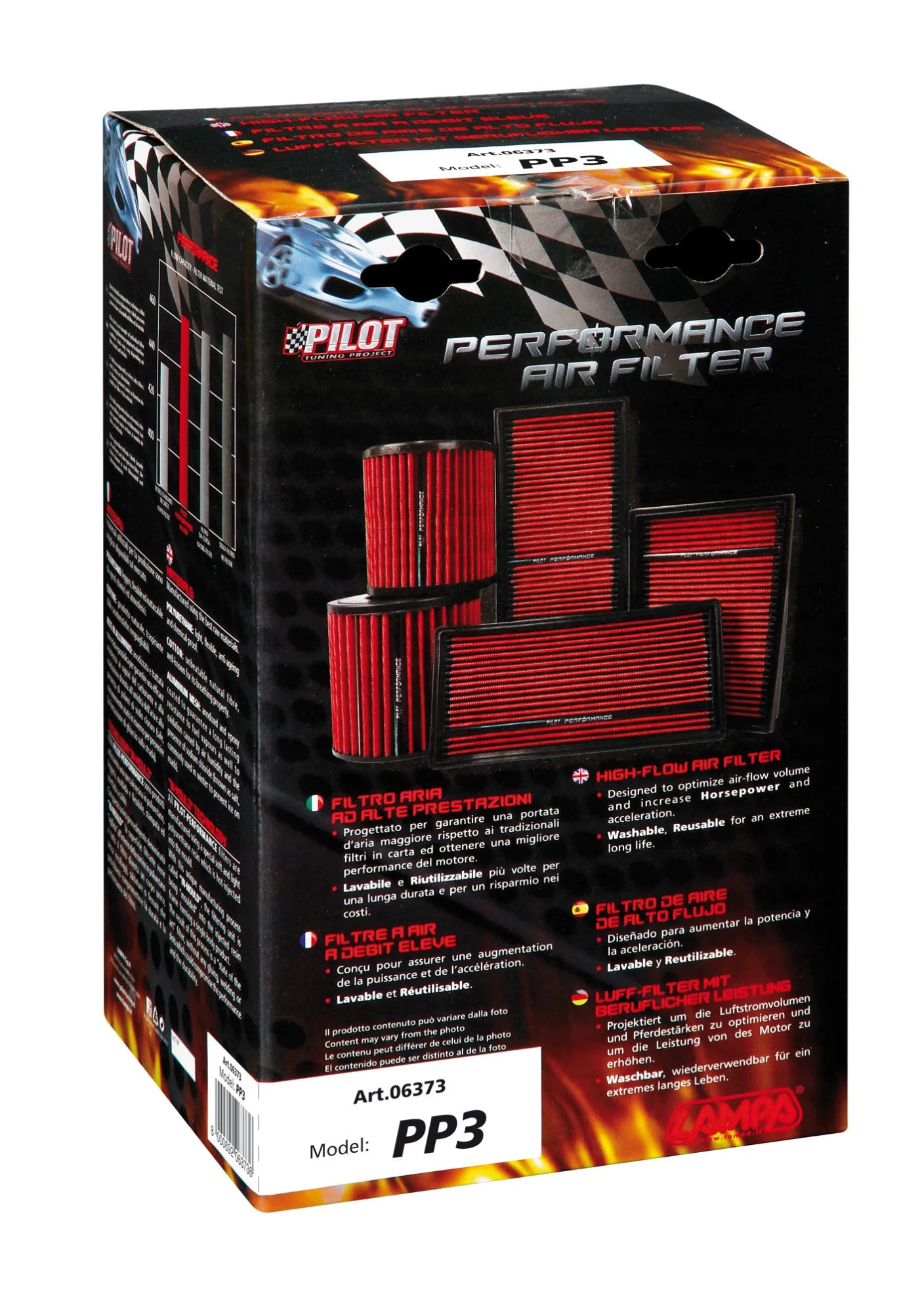 Filtro aria Pilot Performance PP3