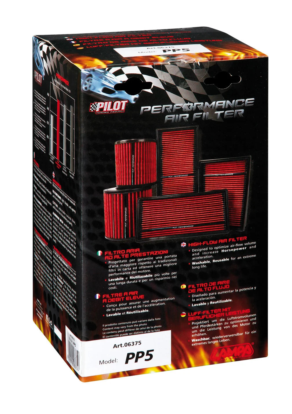 Filtro aria Pilot Performance PP5