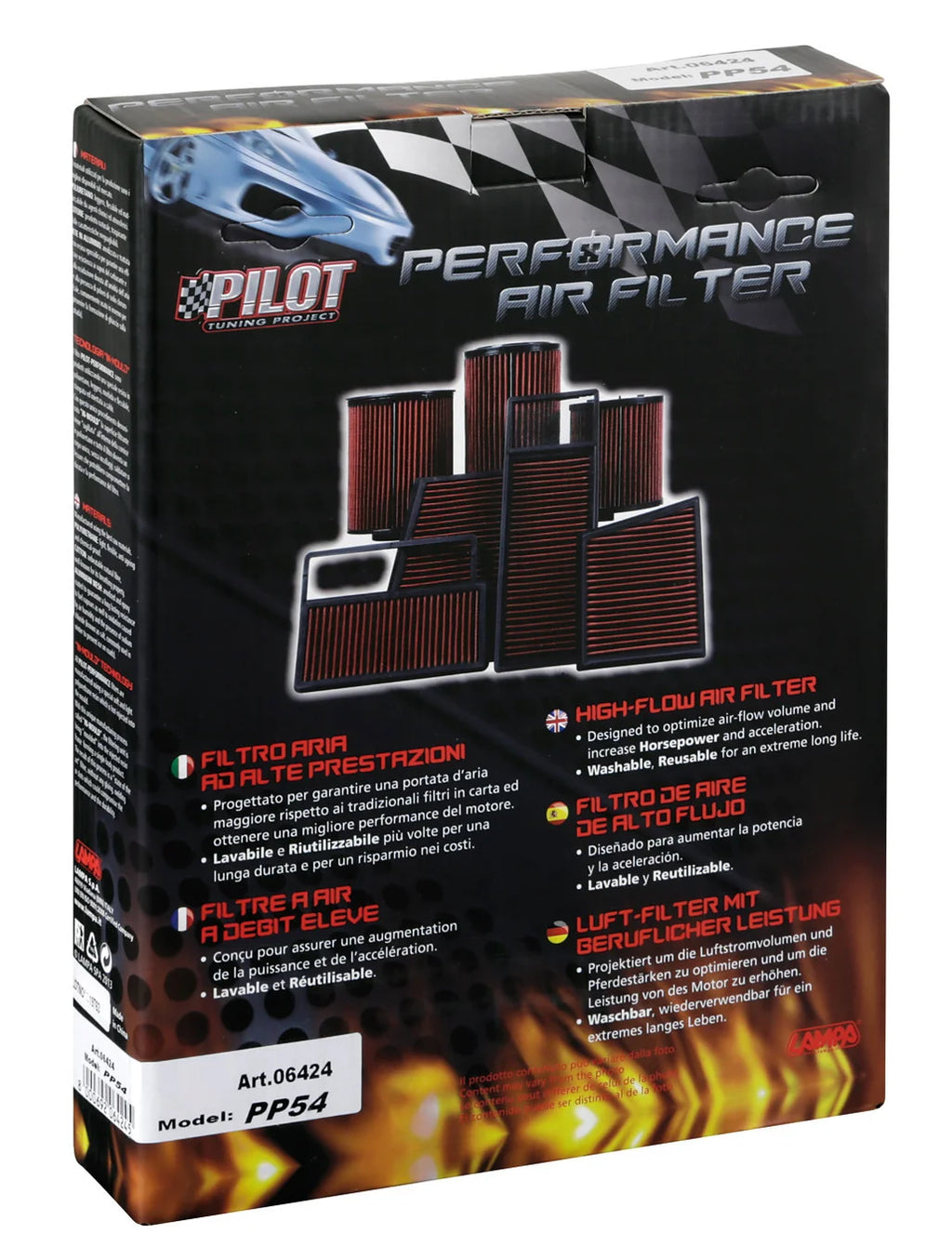 Filtro aria Pilot Performance PP54