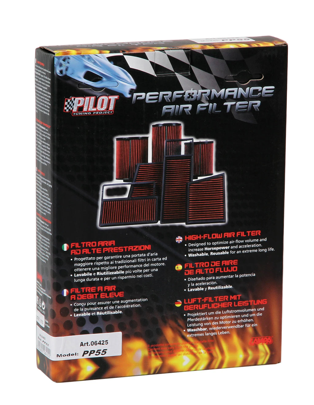 Filtro aria Pilot Performance PP55