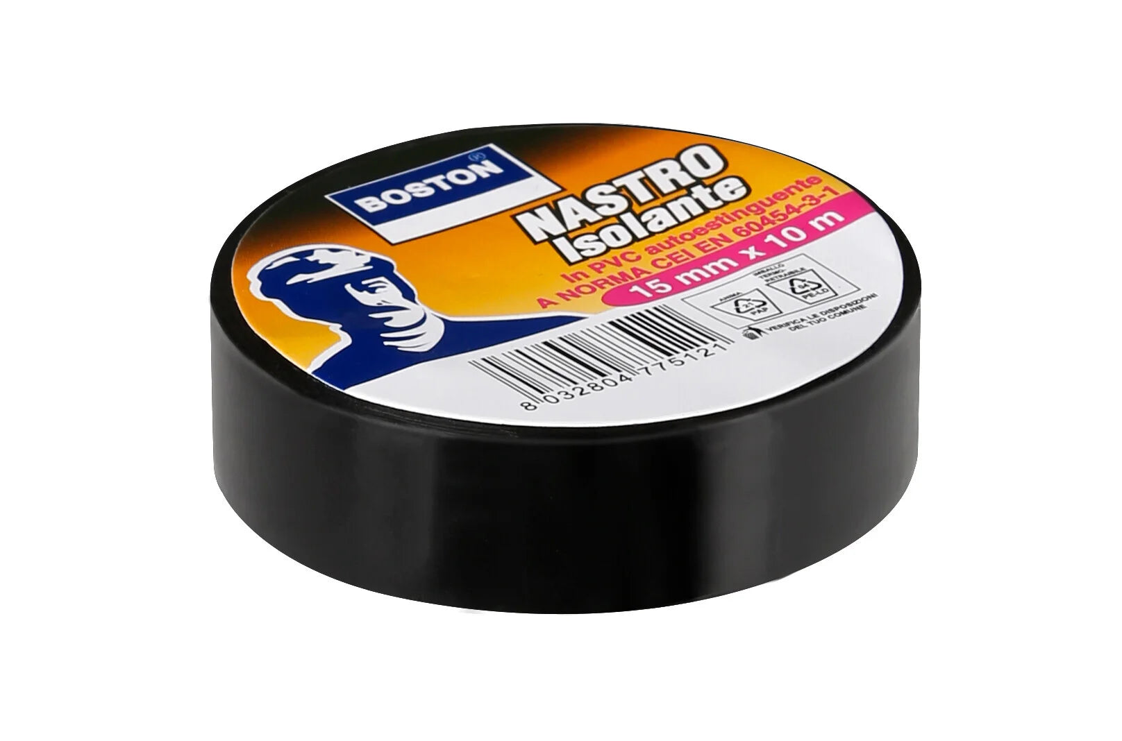 Pro-Tape, nastro isolante professionale - 15 mm x 10 m [Confezione da 10]
