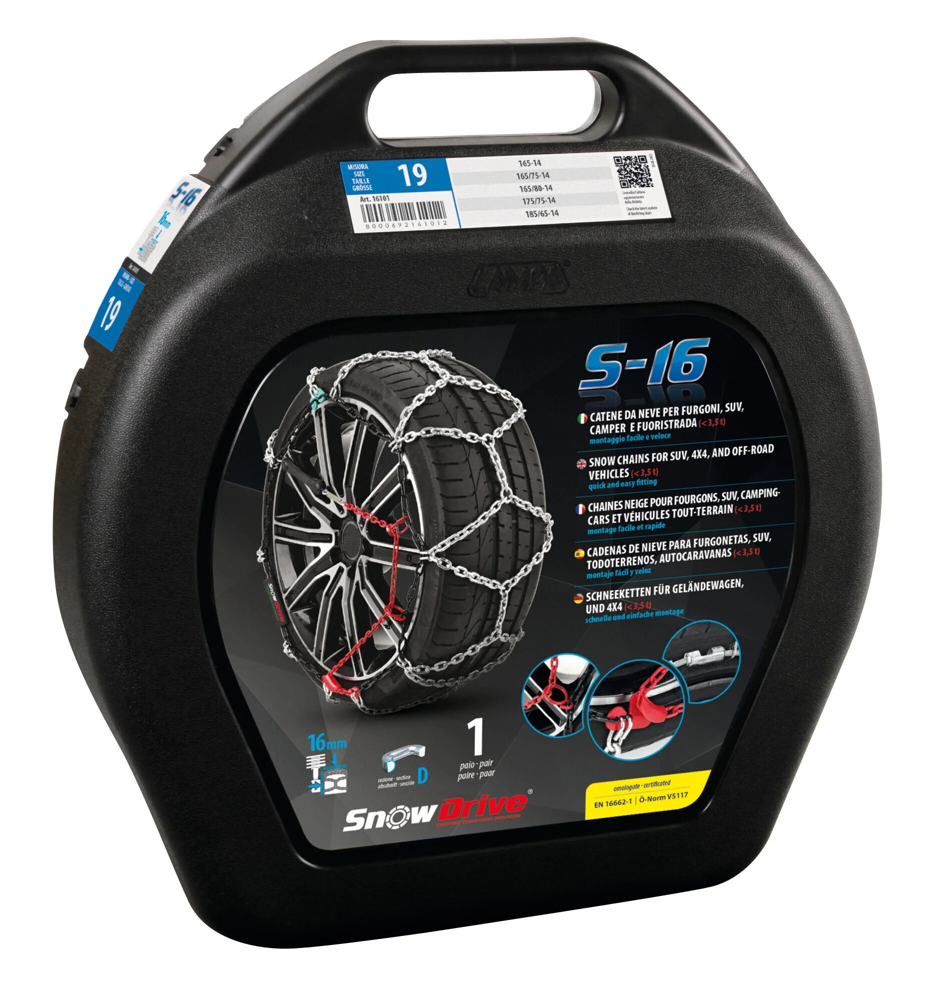 S-16, Catene da neve SUV e furgoni - 19