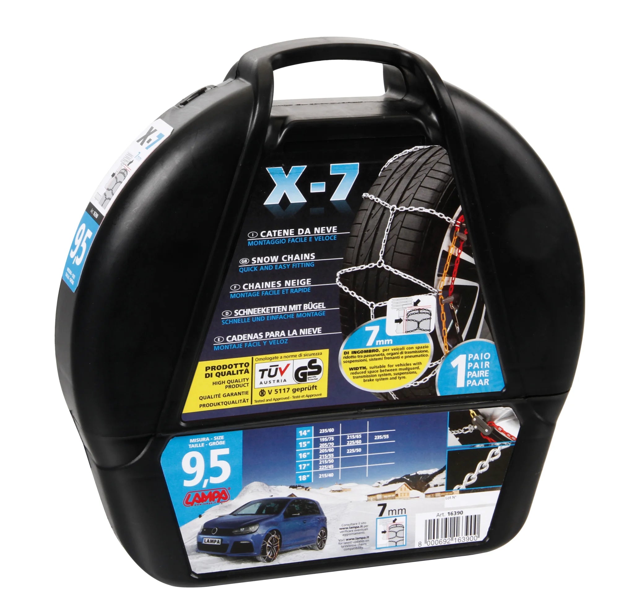 RX-7 - Catene da neve autovetture - 9.5