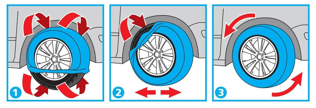 Nördik, coppia di calze da neve per auto - GP-S