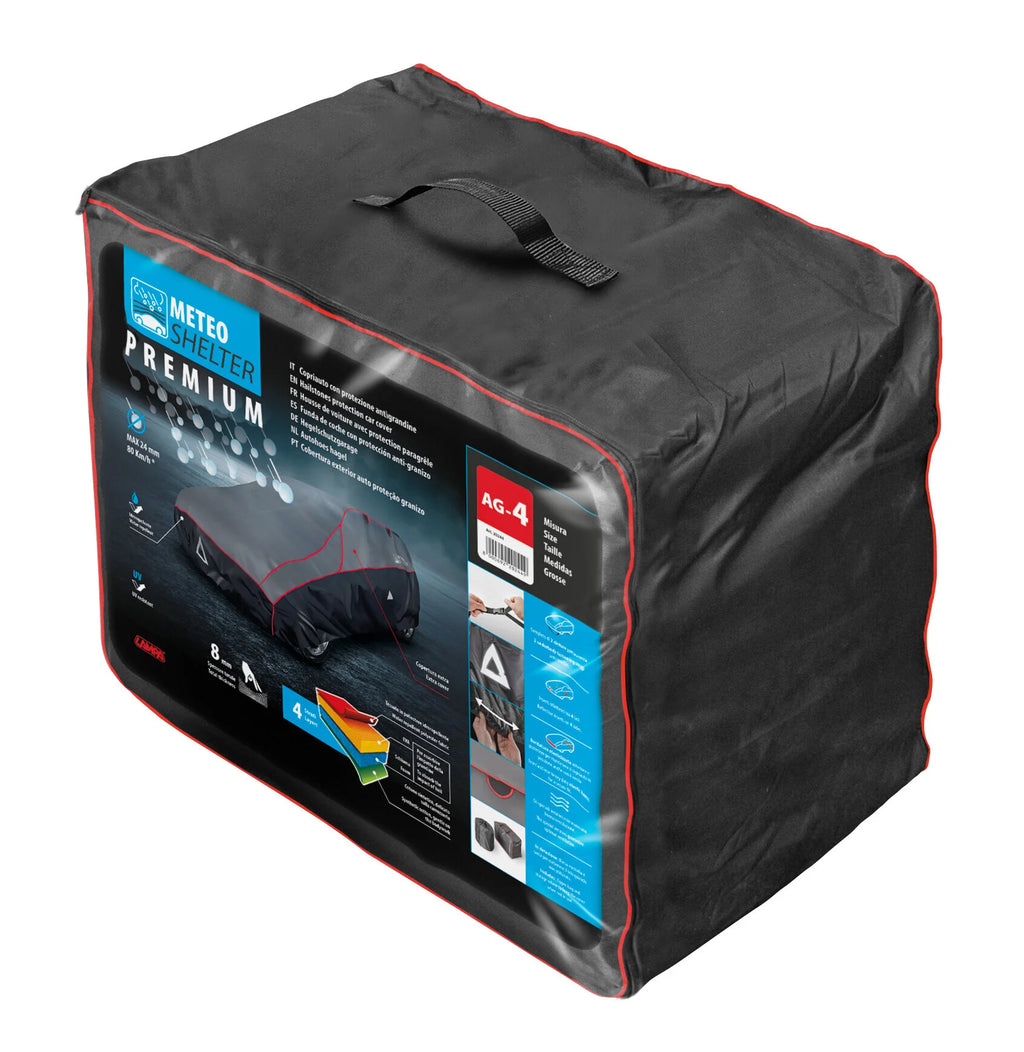 Meteo Shelter Premium, copriauto con protezione antigrandine - AG-4 - cm 160x180x450