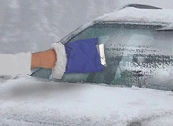 Guanto raschia ghiaccio impermeabile