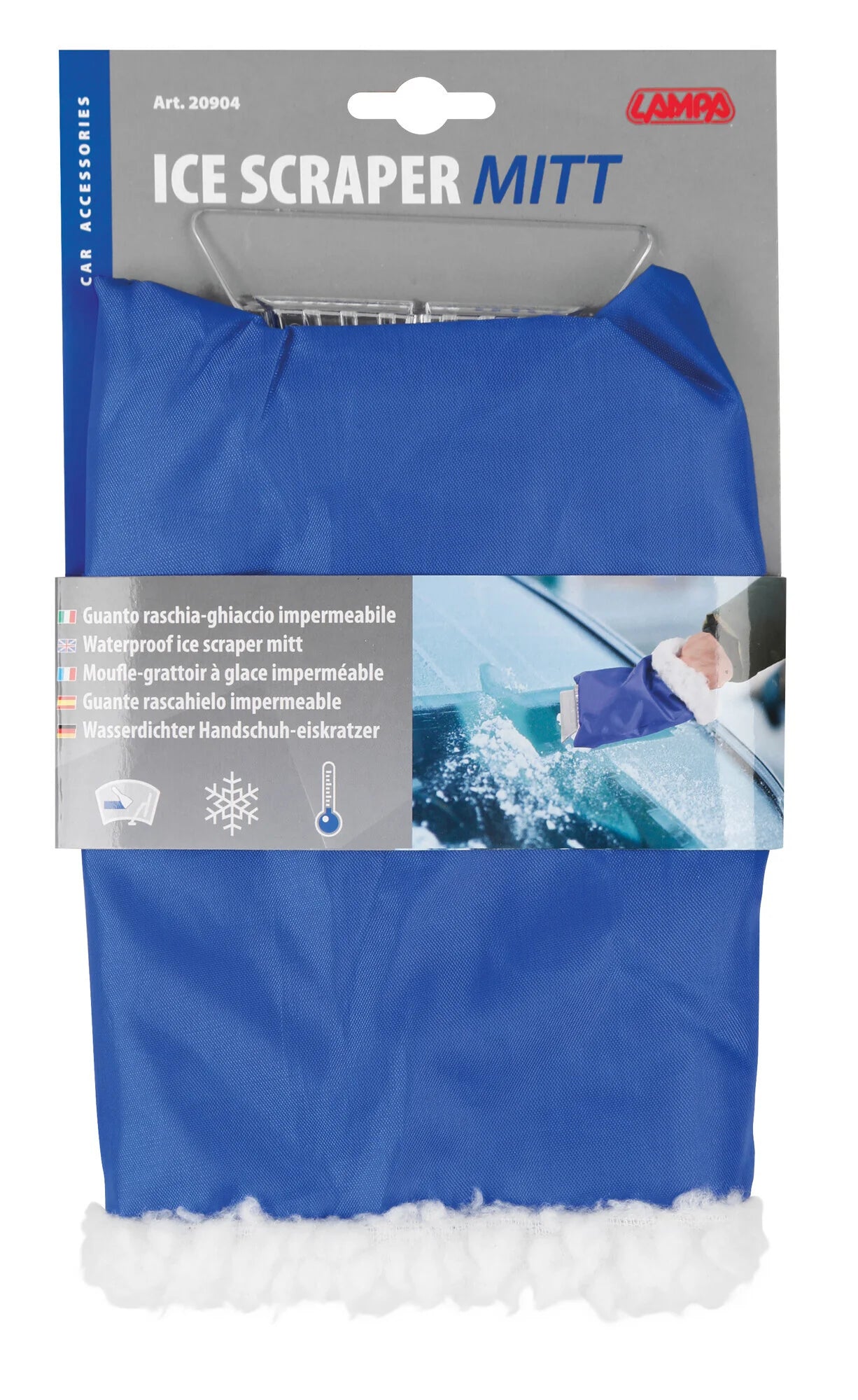 Guanto raschia ghiaccio impermeabile