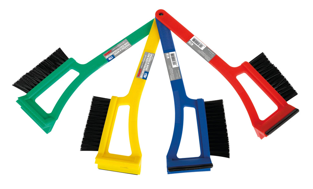 Spazzola neve con raschiaghiaccio - 370x80 mm