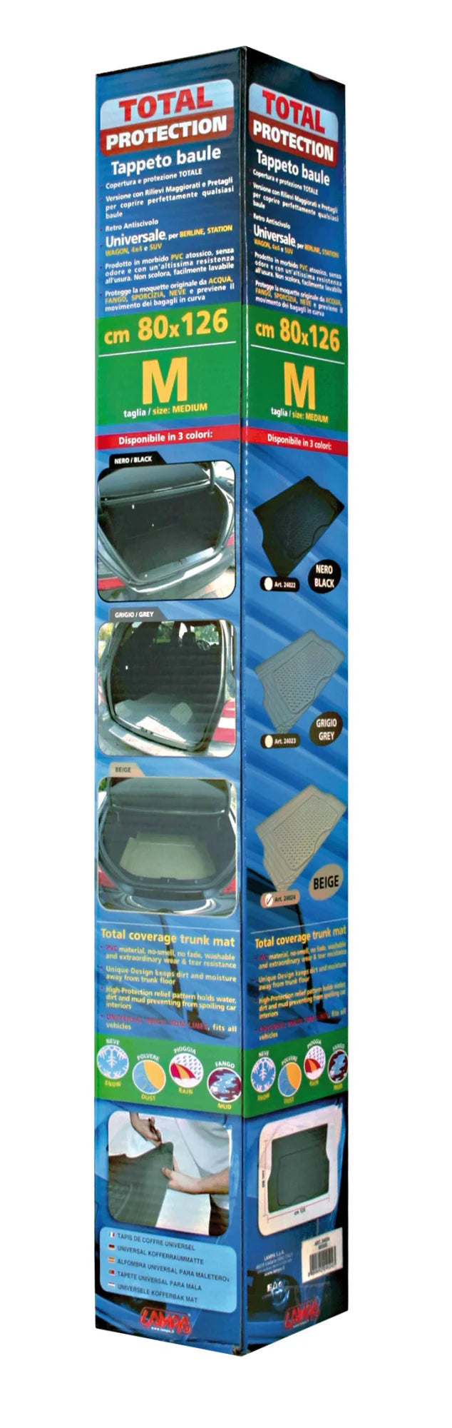 Total Protection, tappeto baule - M - 80x126 cm - Beige