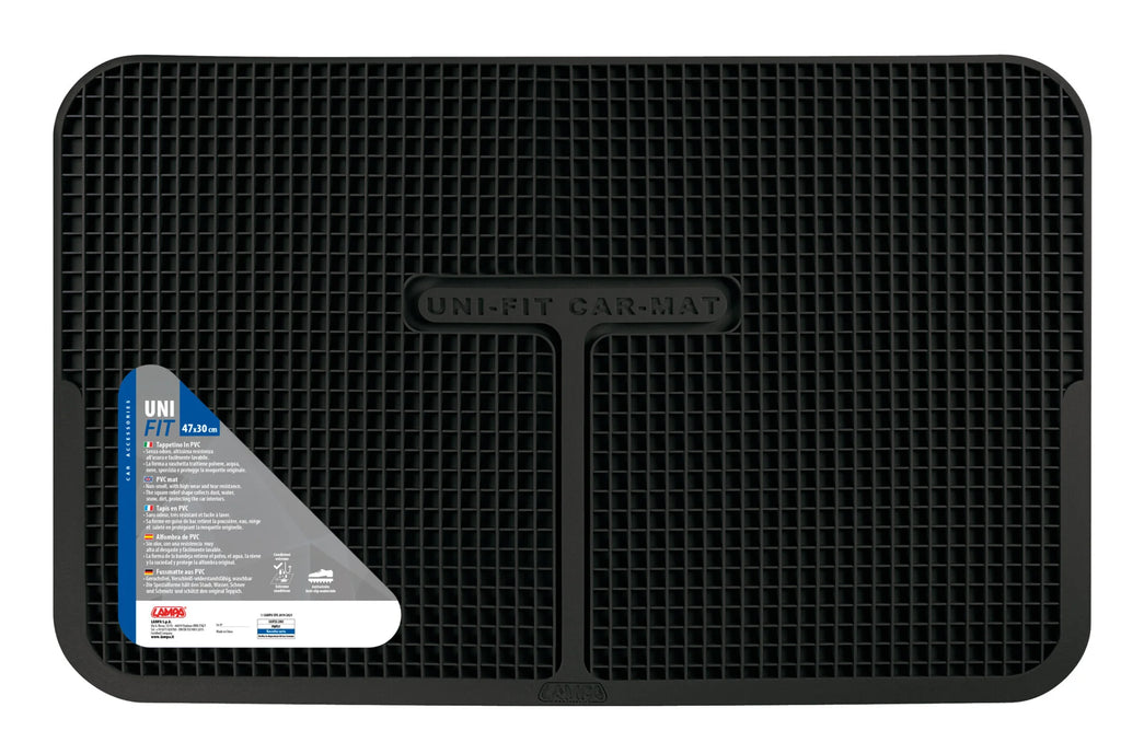 Uni-Fit, tappetino in pvc - Nero