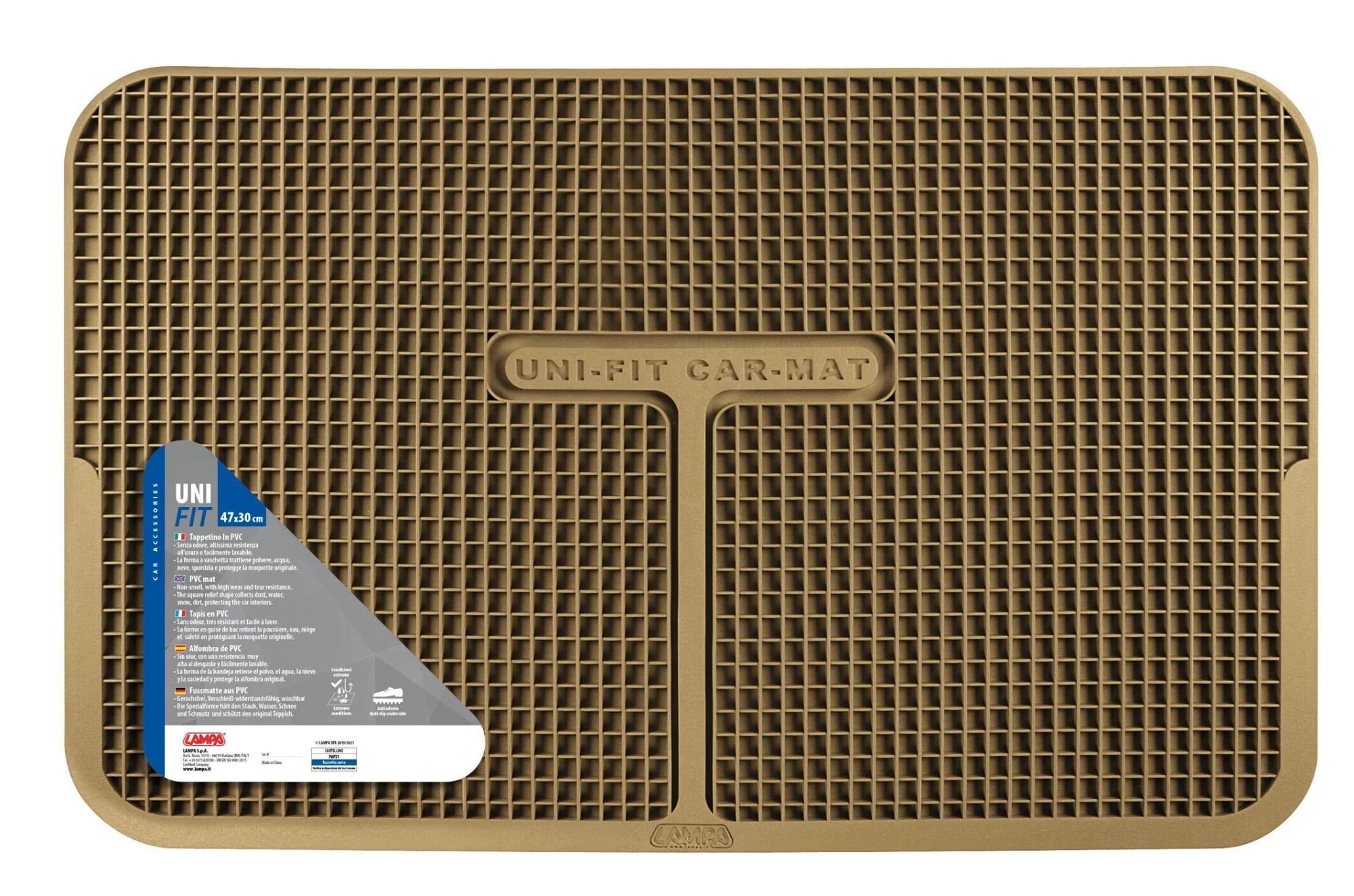 Uni-Fit, tappetino in pvc - Beige