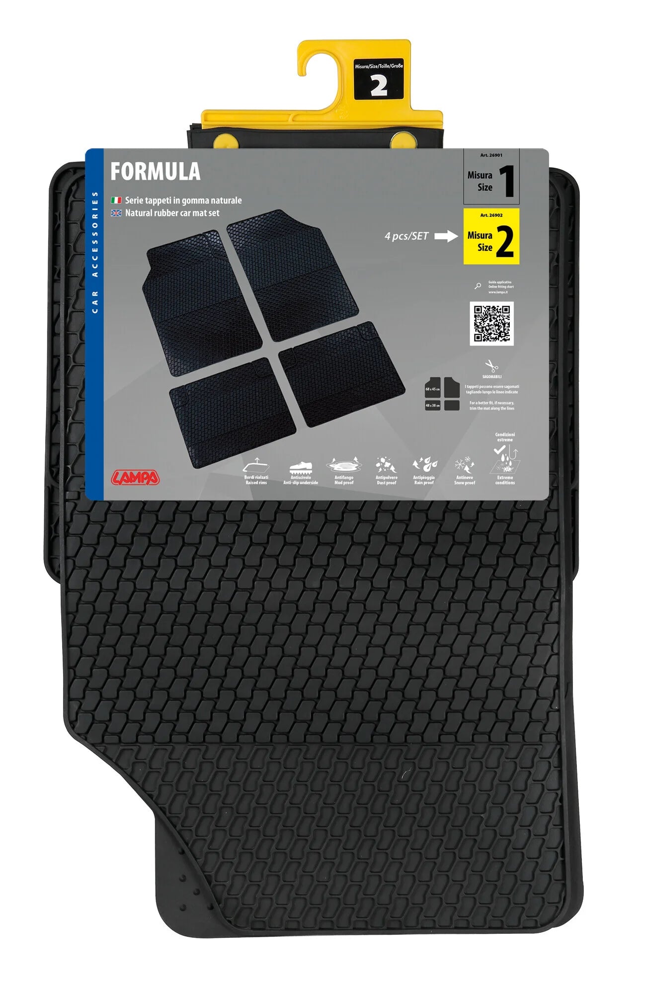 Formula, serie tappeti 4 pezzi - 2