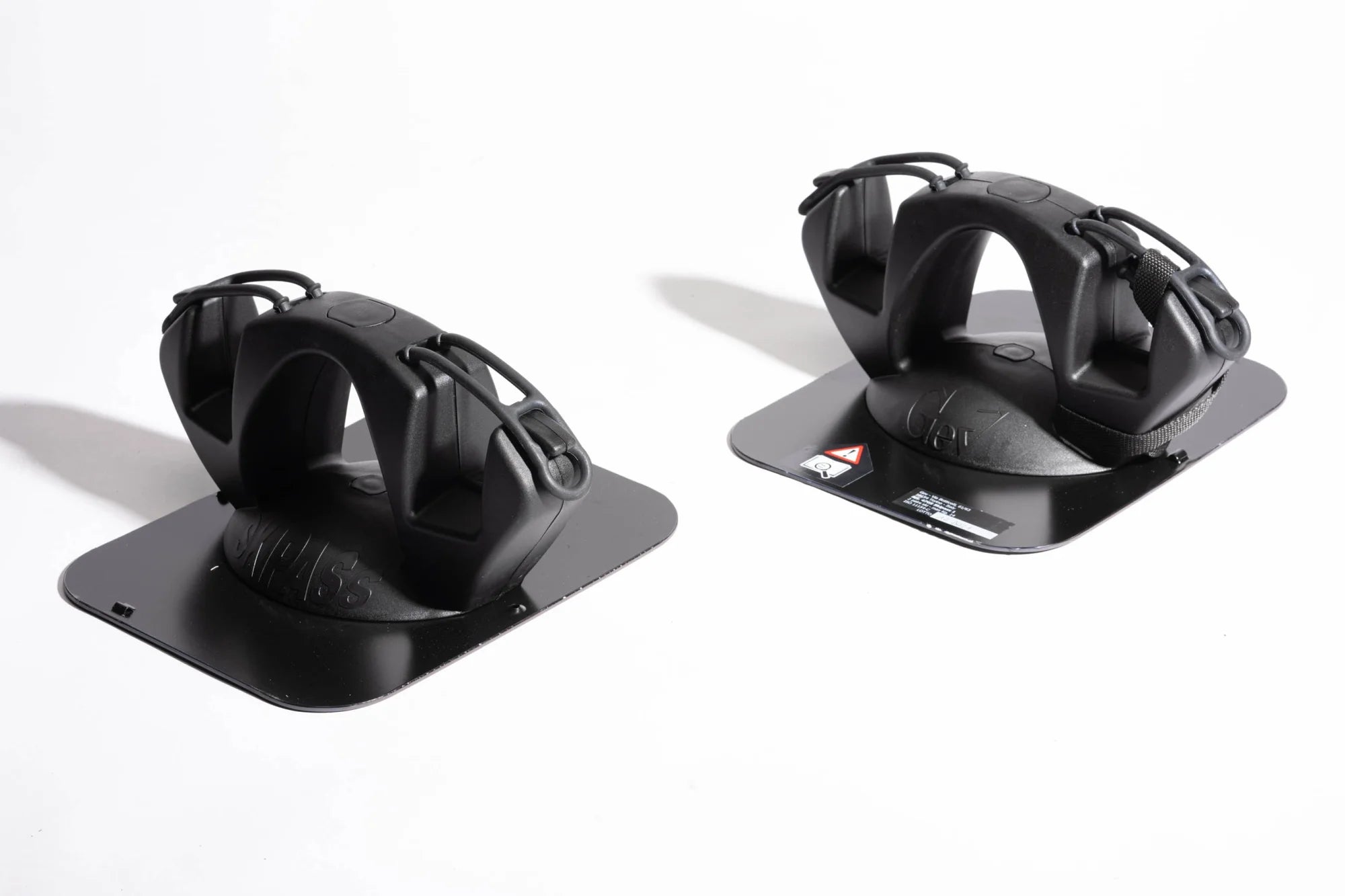 Portasci magnetico Skypass 2 - Piastre 24x30 cm - Per 2 paia di sci - Gev