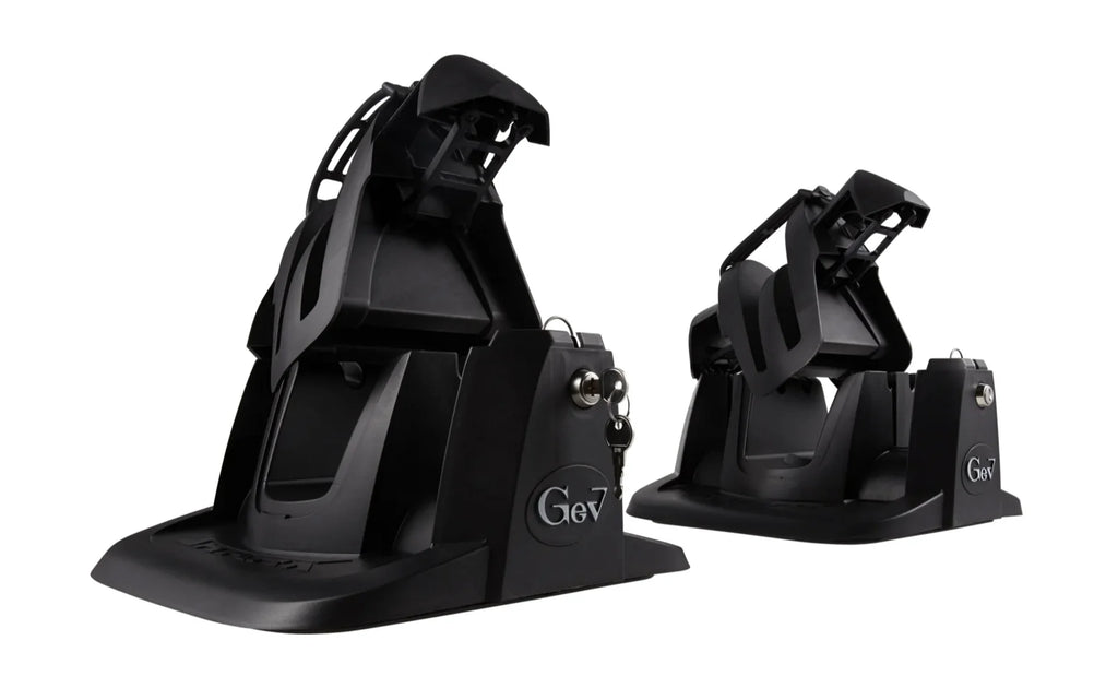 Portasci magnetico Shark - Piastre 24x30 cm - Per 2 paia di sci o 2 snowboard