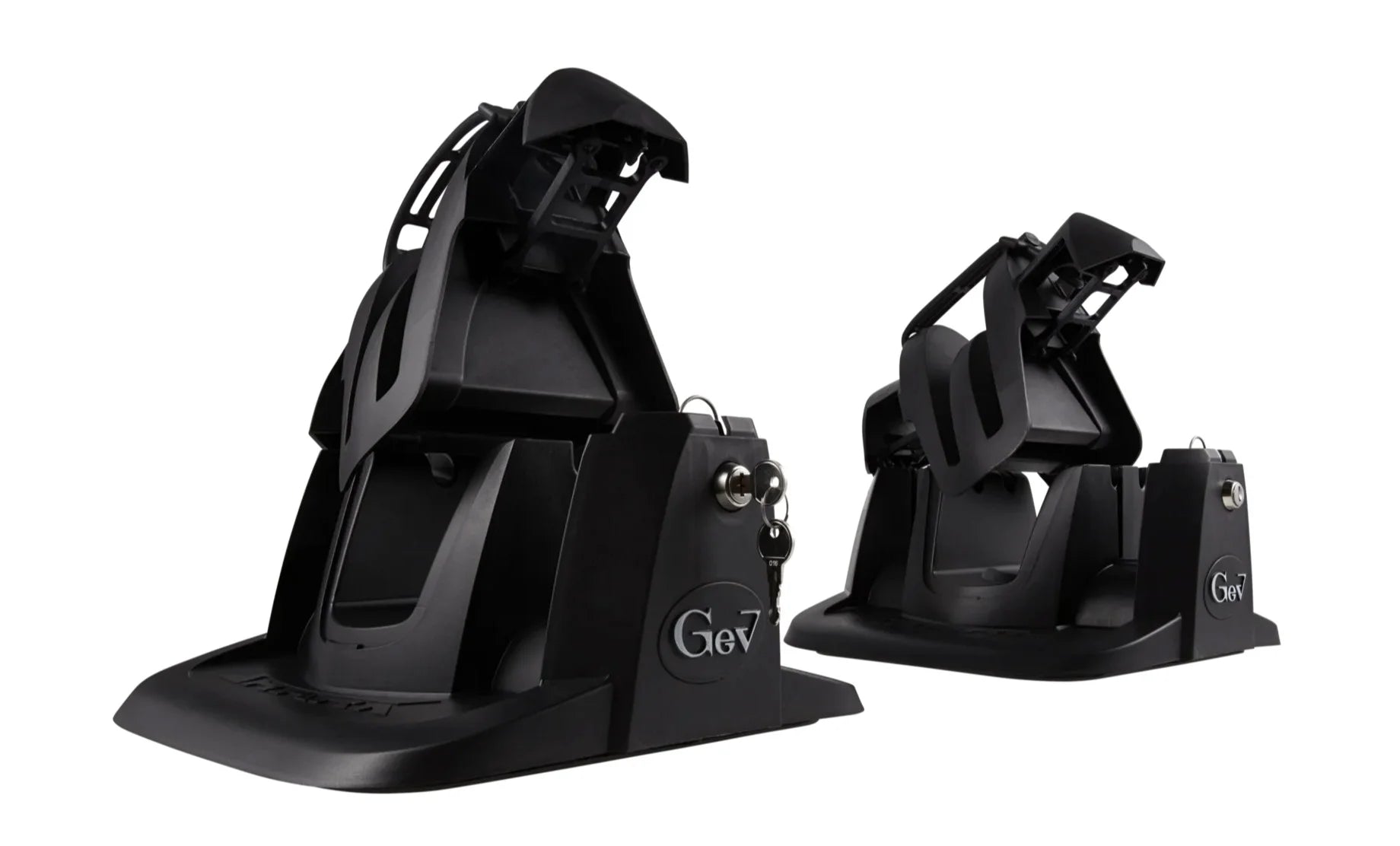 Portasci magnetico Shark - Piastre 24x30 cm - Per 2 paia di sci o 2 snowboard