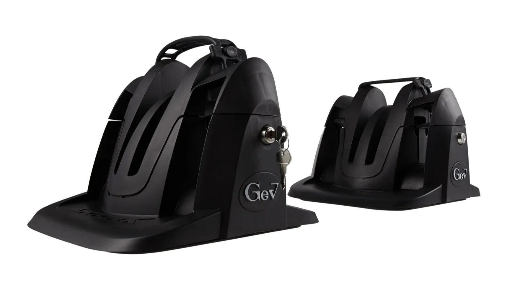 Portasci magnetico Shark - Piastre 24x30 cm - Per 2 paia di sci o 2 snowboard