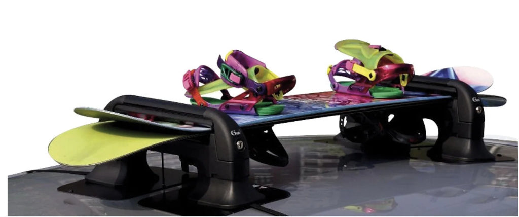 Portasci magnetico Vento 3 - Con Chiave - Per 3 paia di sci o 2 snowboard