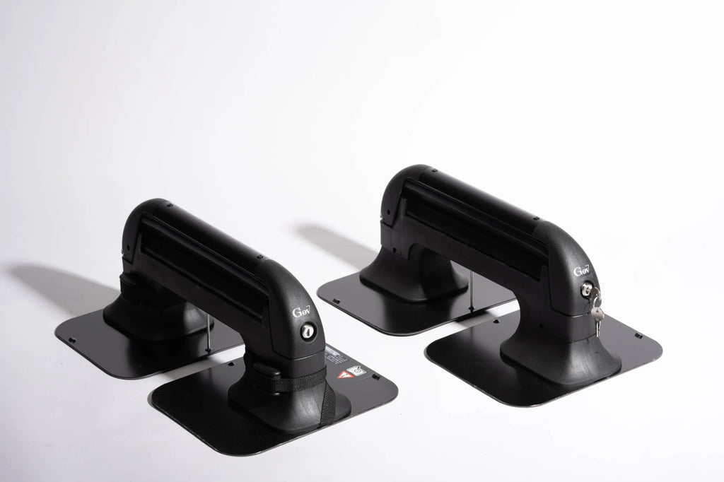 Portasci magnetico Vento 3 - Con Chiave - Per 3 paia di sci o 2 snowboard