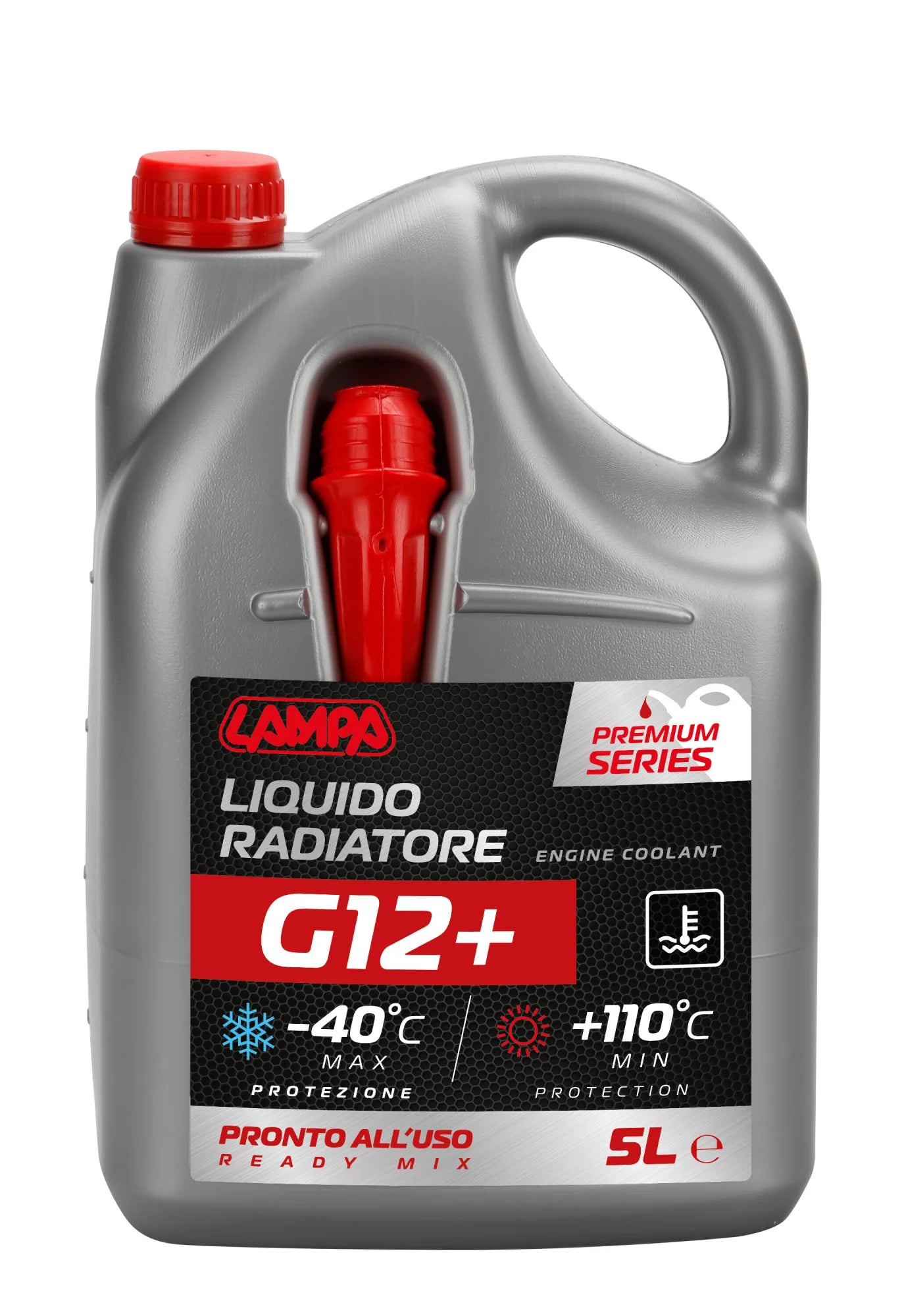 Premium Series Rosso G12+, liquido antigelo radiatore - (-40°C / +110°C) - 5 L