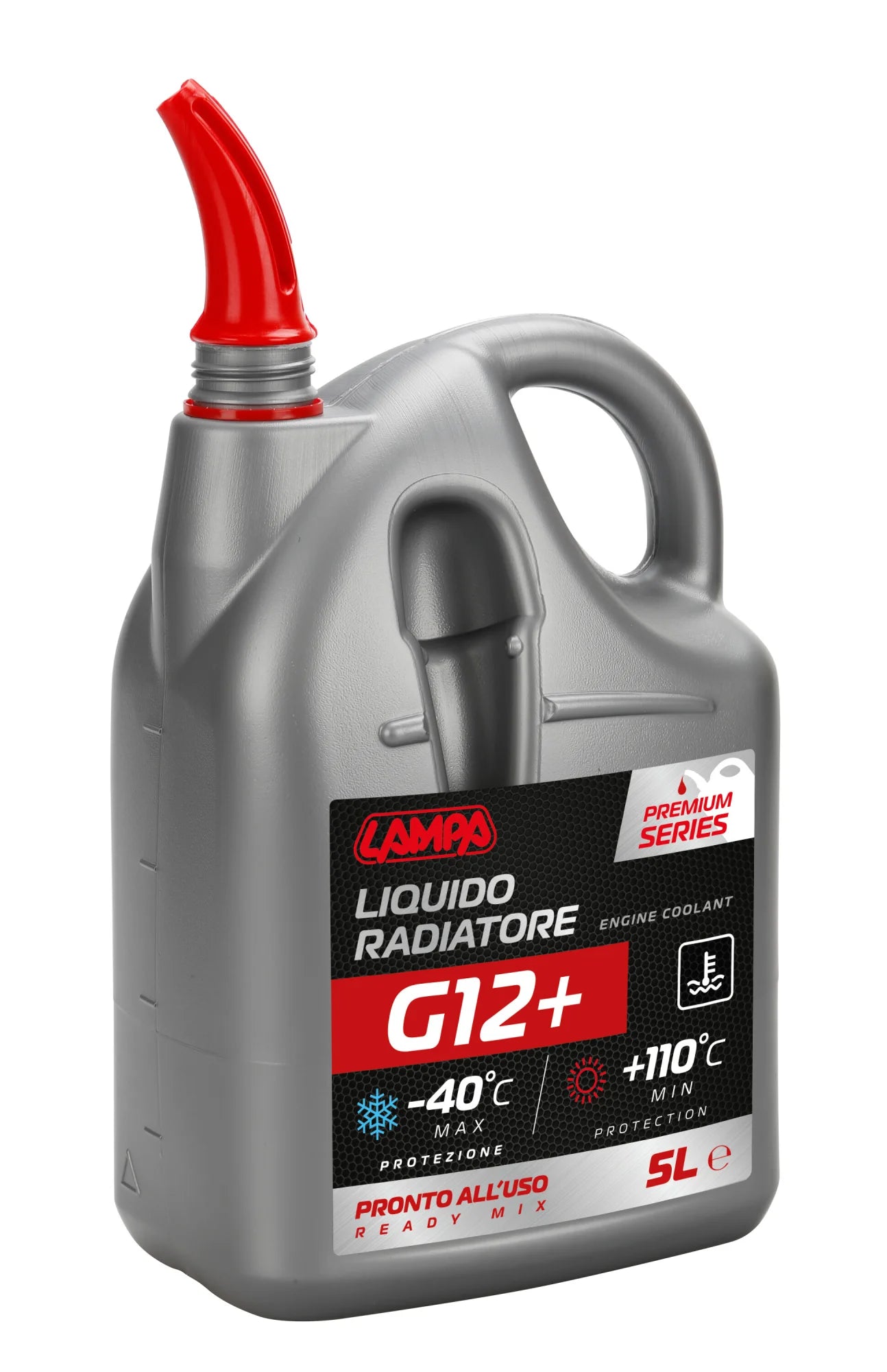 Premium Series Rosso G12+, liquido antigelo radiatore - (-40°C / +110°C) - 5 L