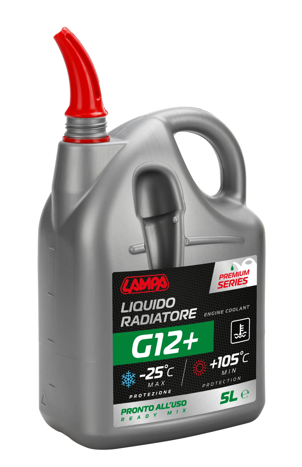 Premium Series Verde G12+, liquido antigelo radiatore - (-25°C / +105°C) - 5 L