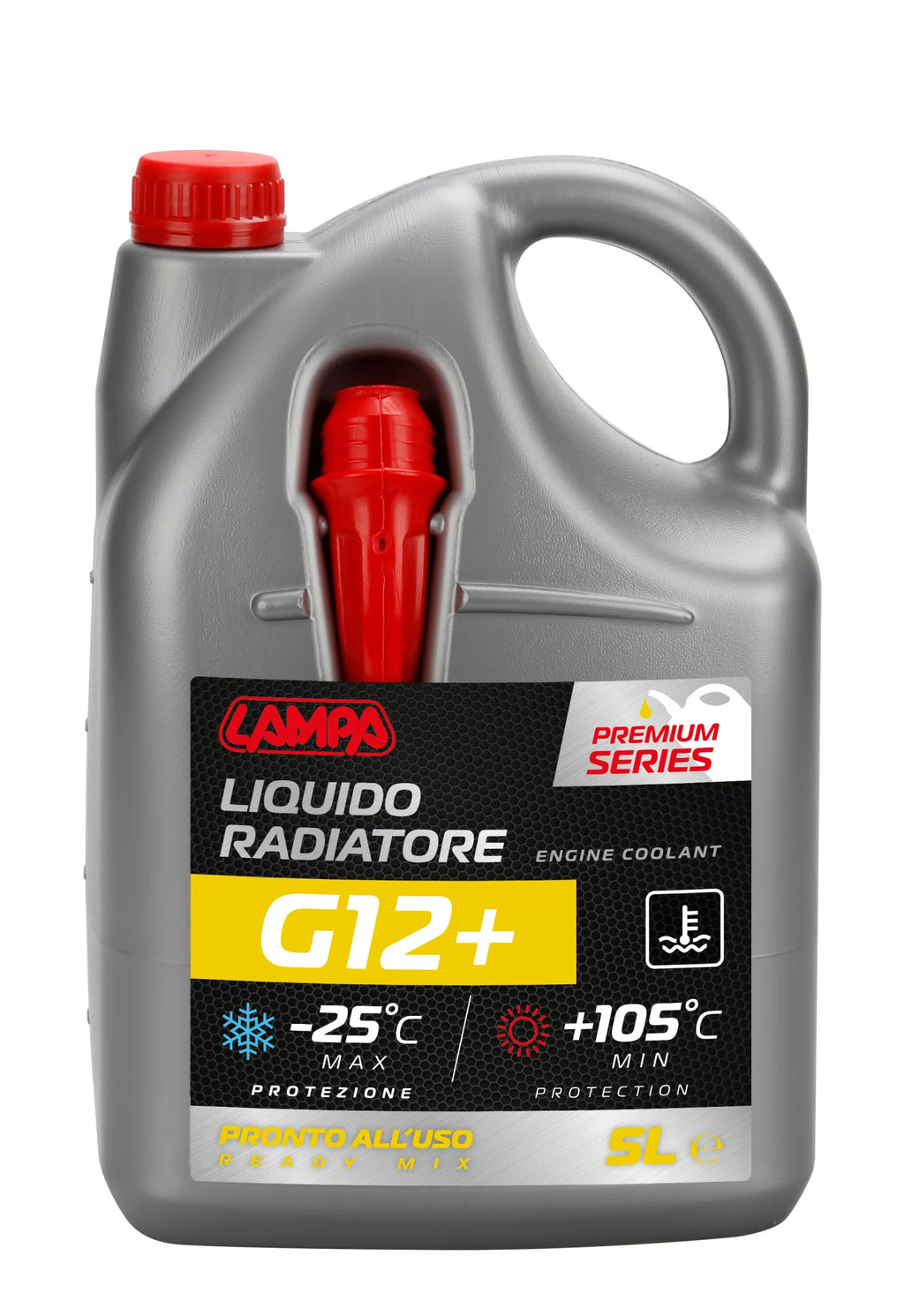 Premium Series Giallo G12+, liquido antigelo radiatore - (-25°C / +105°C) - 5 L