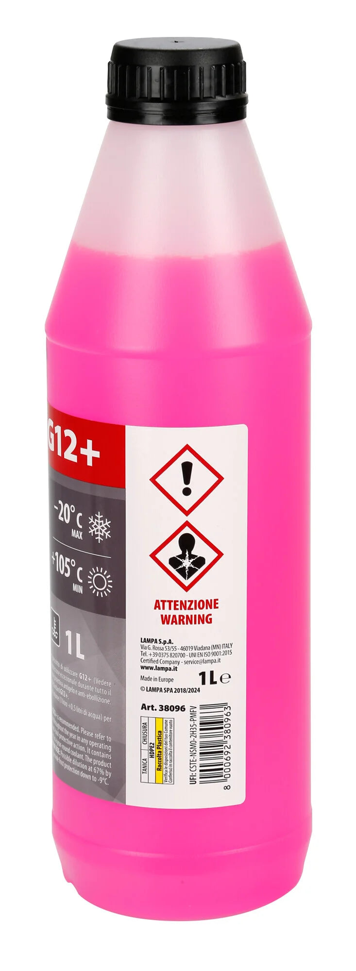 Superior-Rosso G12+, liquido antigelo radiatore (-20°C) - 1 L
