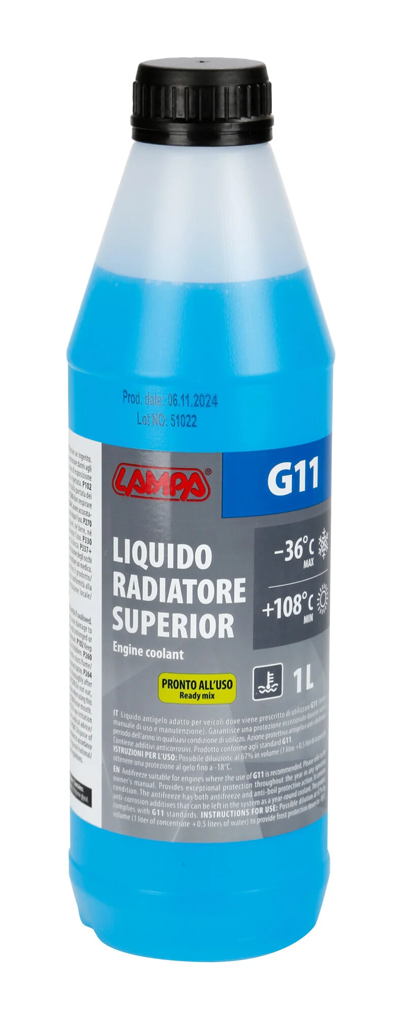 Superior-Blu G11, liquido antigelo radiatore (-36°C) - 1 L