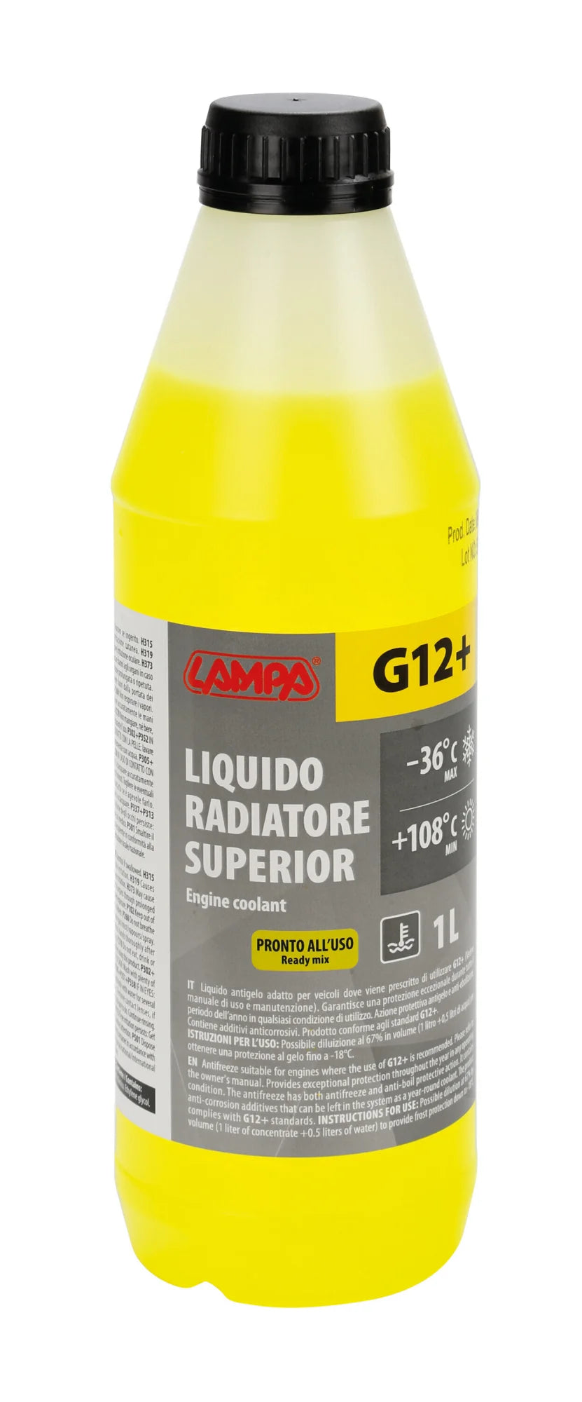 Superior-Giallo G12+, liquido antigelo radiatore (-36°C) - 1 L