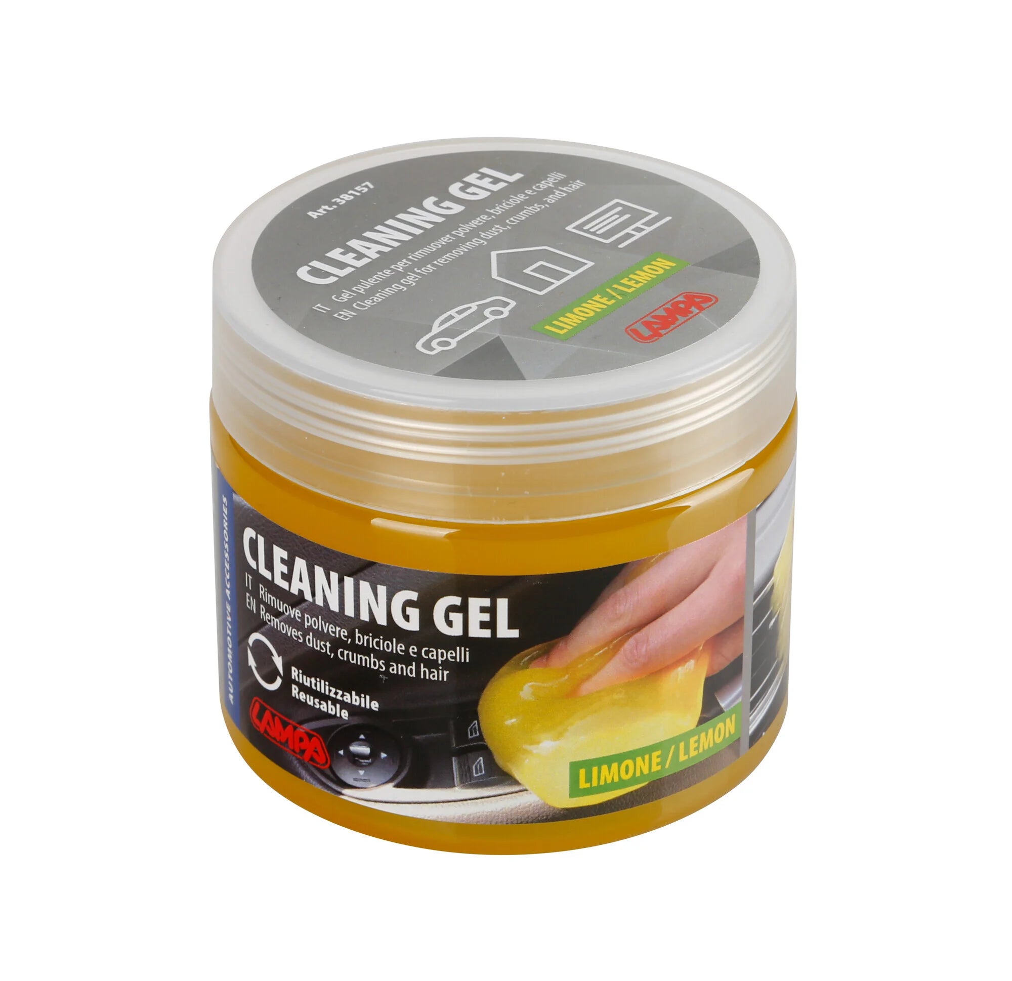 Cleaning gel, gel pulitore cattura polvere - 160 g [Confezione da 12]
