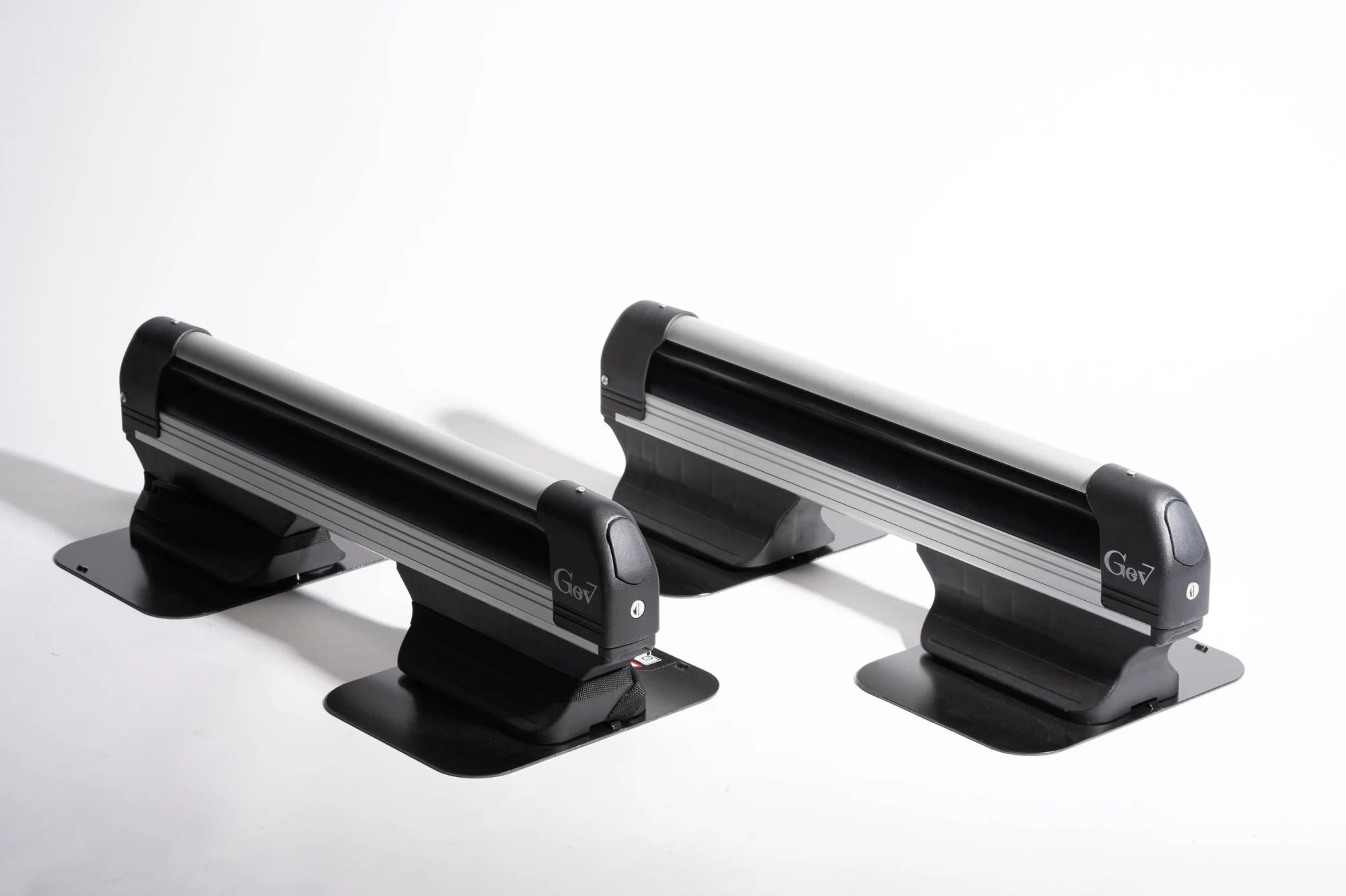 Portasci magnetico scorrevole Bora - Con Chiave - 5 paia di sci o 2 snowboard