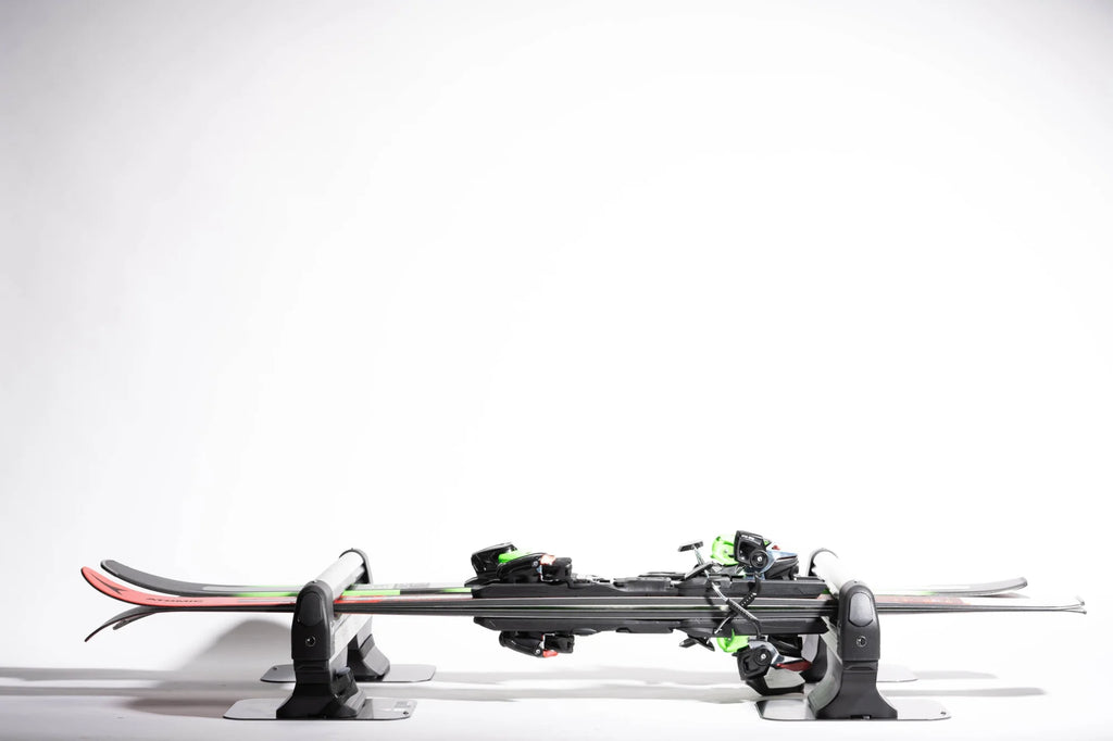 Portasci magnetico scorrevole Bora - Con Chiave - 5 paia di sci o 2 snowboard