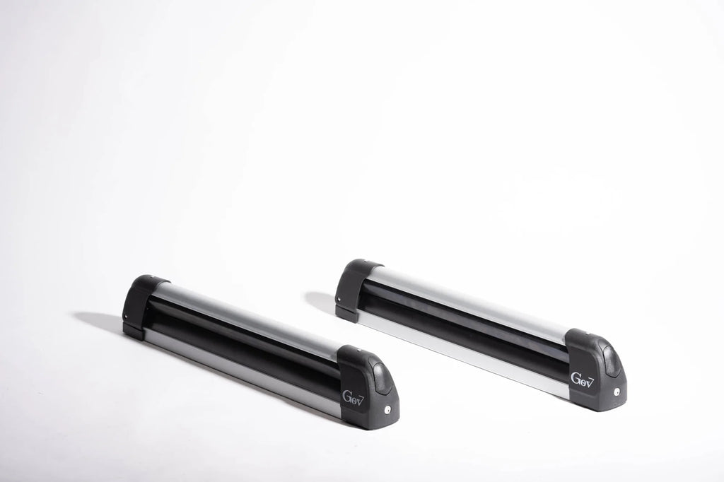 Portasci da barra XL - Con Chiave - Per 6 paia di sci o 4 snowboard