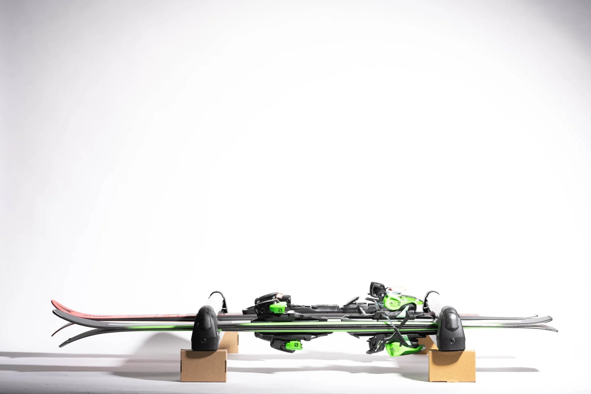 Portasci da barra XL - Con Chiave - Per 6 paia di sci o 4 snowboard