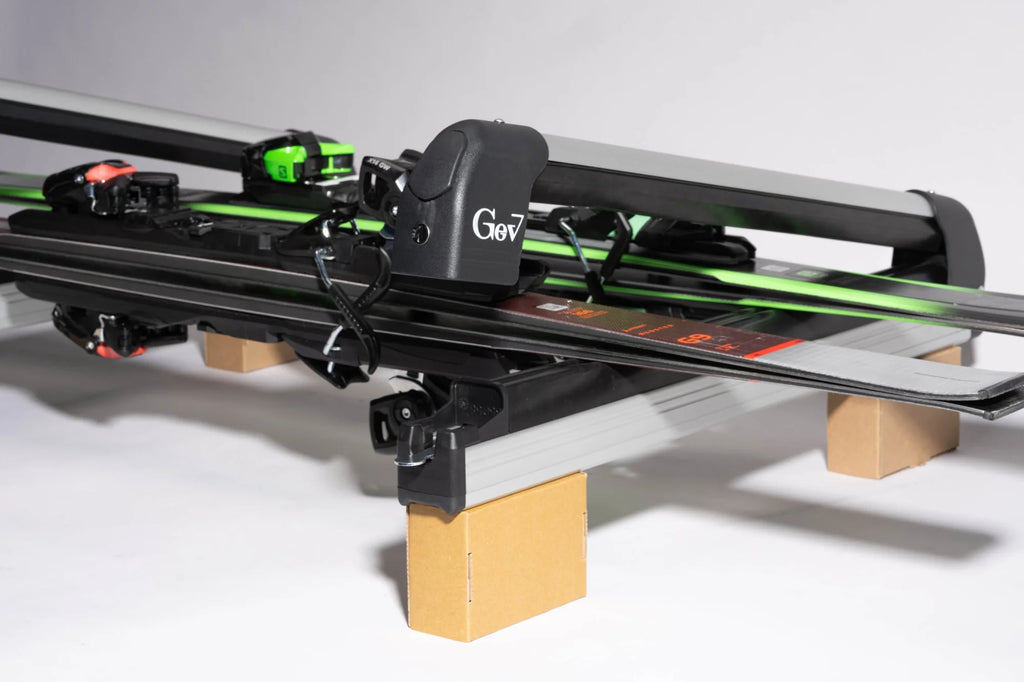 Portasci da barra Storm - Con Chiave - Per 6 paia di sci o 4 snowboard