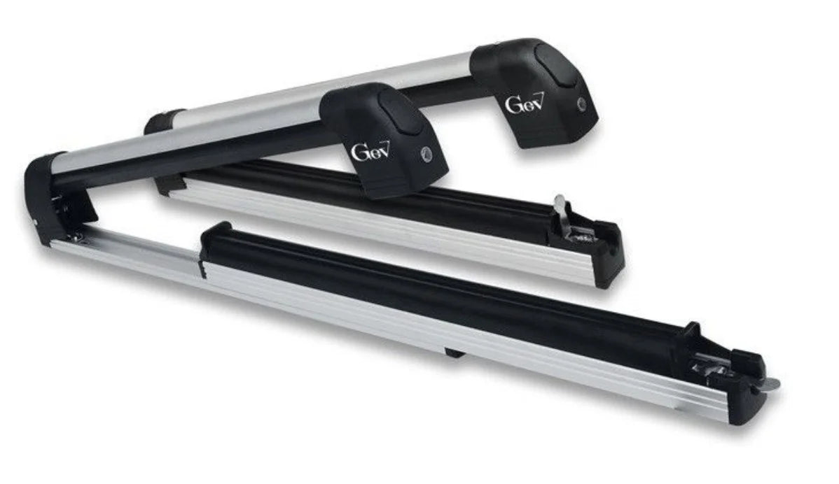 Portasci da barra Storm - Con Chiave - Per 6 paia di sci o 4 snowboard