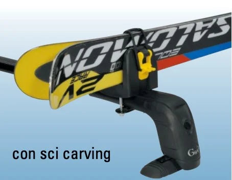 Tasselli portasci in nylon per barre portasci - 2 pezzi (1 paio di sci) - Gev