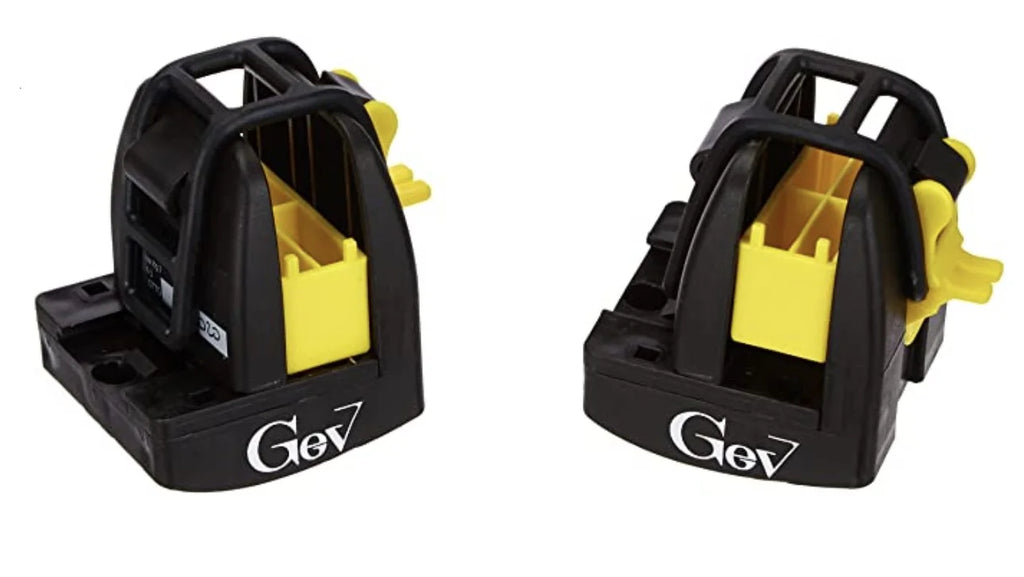 Tasselli portasci in nylon per barre portasci - 2 pezzi (1 paio di sci) - Gev