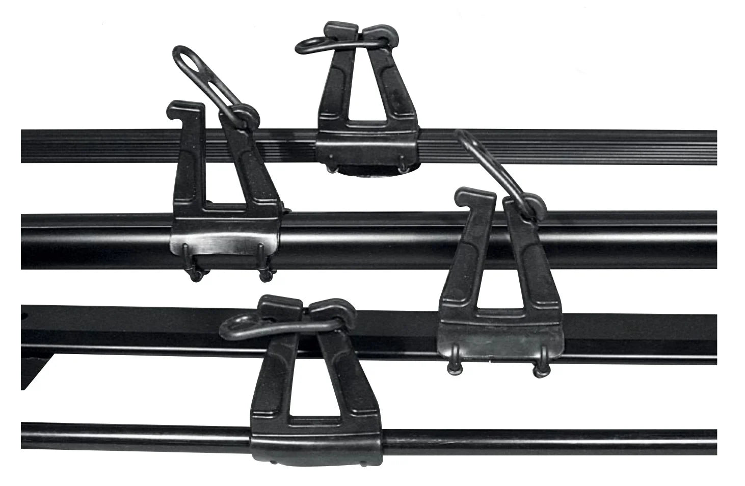 Tasselli portasci in gomma per barre portasci - 4 pezzi (2 paia di sci) - Gev