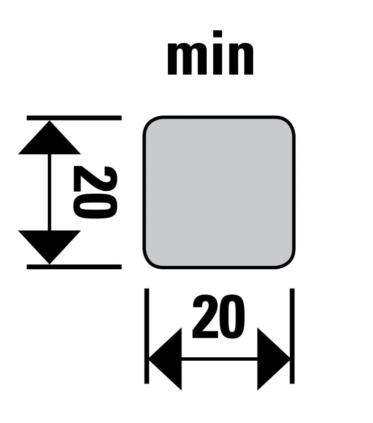 Tasselli portasci in gomma per barre portasci - 4 pezzi (2 paia di sci) - Gev