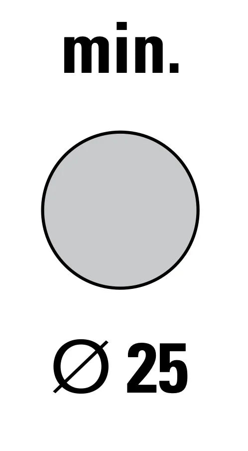 Tasselli portasci in gomma per barre portasci - 4 pezzi (2 paia di sci) - Gev