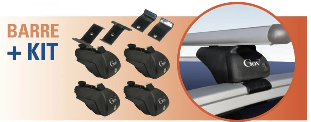 Kit Thor e Black Thor - Staffe barre portatutto - Compatibilità in descrizione