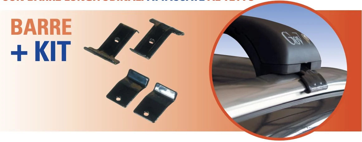 Kit Thor e Black Thor - Staffe barre portatutto - Compatibilità in descrizione