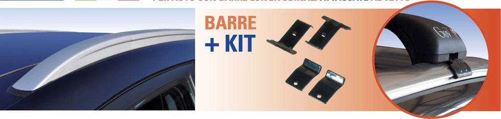 Kit Thor e Black Thor - Staffe barre portatutto - Compatibilità in descrizione