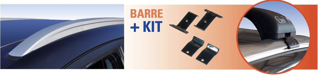 Kit Geo - Staffe barre portatutto - Compatibilità in descrizione